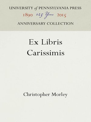 cover image of Ex Libris Carissimis